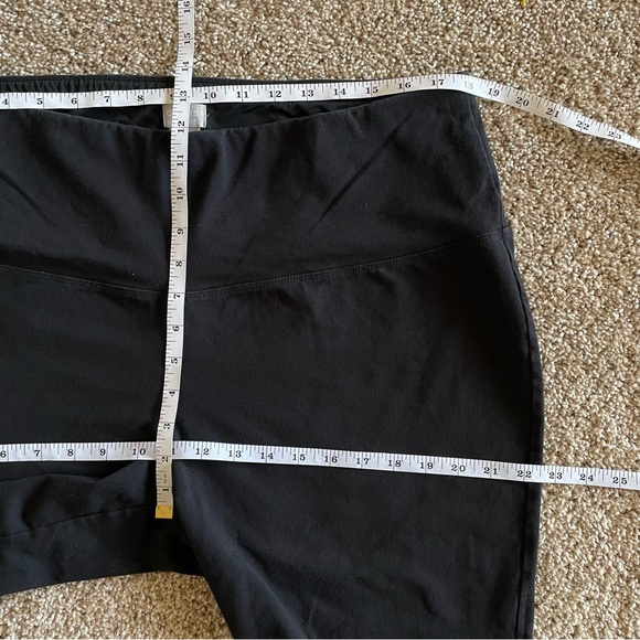 Chico’s Zenergy Pull On Leggings Womens 3 16/18 Black Cropped Casual So Slimming - Picture 9 of 13